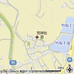 岡山県浅口市金光町下竹1598周辺の地図