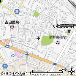 大阪府堺市北区中百舌鳥町4丁552-3周辺の地図