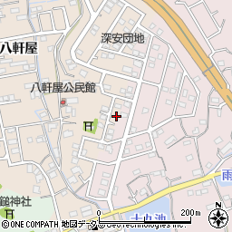 広島県福山市加茂町八軒屋349周辺の地図