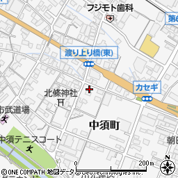 広島県府中市中須町778周辺の地図