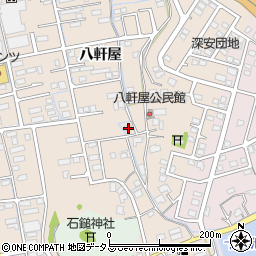 広島県福山市加茂町八軒屋110周辺の地図