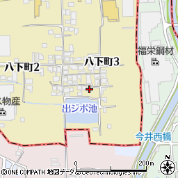 大阪府堺市東区八下町3丁94周辺の地図