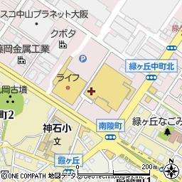 ペットプラザ　堺店周辺の地図