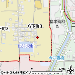 大阪府堺市東区八下町3丁98周辺の地図