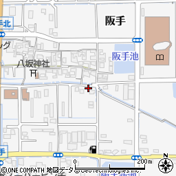 奈良県磯城郡田原本町阪手365周辺の地図