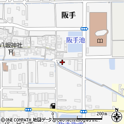 奈良県磯城郡田原本町阪手375周辺の地図