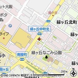 ガスト堺緑ヶ丘中町店周辺の地図
