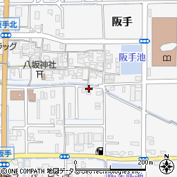 奈良県磯城郡田原本町阪手363周辺の地図