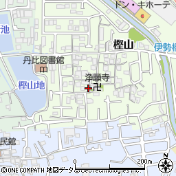 大阪府羽曳野市樫山215周辺の地図