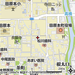奈良県磯城郡田原本町724周辺の地図