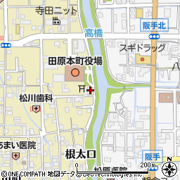 奈良県磯城郡田原本町858周辺の地図