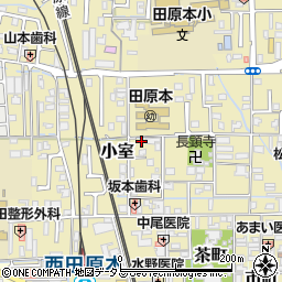 奈良県磯城郡田原本町319-3周辺の地図