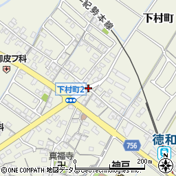 下村町周辺の地図