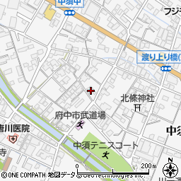 広島県府中市中須町988周辺の地図