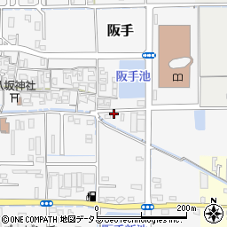 奈良県磯城郡田原本町阪手377周辺の地図