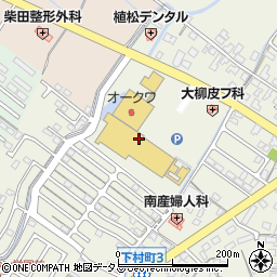 コメリハード＆グリーン松阪下村店周辺の地図
