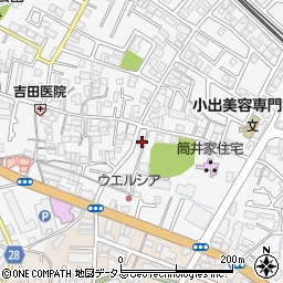 大阪府堺市北区中百舌鳥町4丁552-1周辺の地図