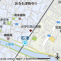 浜寺石津連合町会周辺の地図