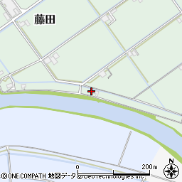 岡山県岡山市南区藤田56周辺の地図