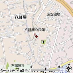 広島県福山市加茂町八軒屋164周辺の地図