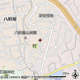 広島県福山市加茂町八軒屋345周辺の地図
