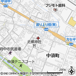 広島県府中市中須町819周辺の地図