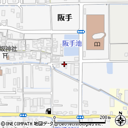 奈良県磯城郡田原本町阪手379周辺の地図