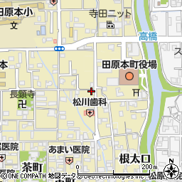 奈良県磯城郡田原本町721周辺の地図