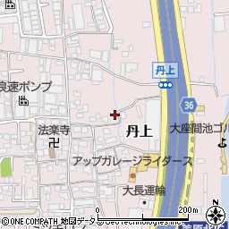 大阪府堺市美原区丹上周辺の地図