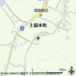 岡山県井原市上稲木町530周辺の地図
