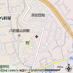 広島県福山市加茂町八軒屋347周辺の地図