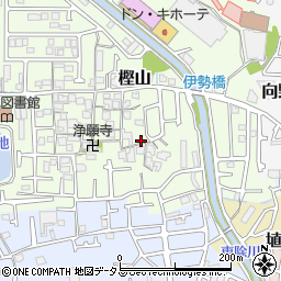 大阪府羽曳野市樫山238周辺の地図