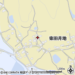 岡山県玉野市東田井地447周辺の地図