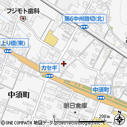 広島県府中市中須町400周辺の地図