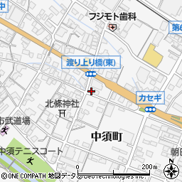 広島県府中市中須町733周辺の地図