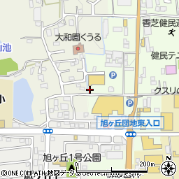 奈良県香芝市上中805-5周辺の地図