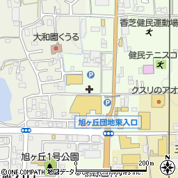 奈良県香芝市上中807-3周辺の地図