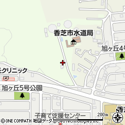 奈良県香芝市上中1045-7周辺の地図