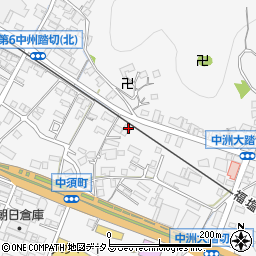 広島県府中市中須町153周辺の地図
