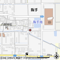 奈良県磯城郡田原本町阪手265周辺の地図