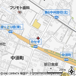 広島県府中市中須町703周辺の地図