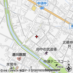 広島県府中市中須町1007周辺の地図