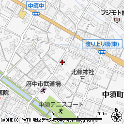 広島県府中市中須町835周辺の地図