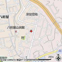 広島県福山市加茂町八軒屋346周辺の地図