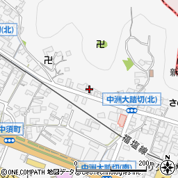 広島県府中市中須町243周辺の地図