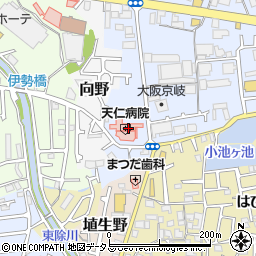 大阪府羽曳野市伊賀周辺の地図