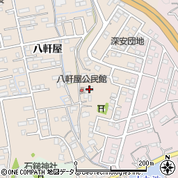広島県福山市加茂町八軒屋161周辺の地図