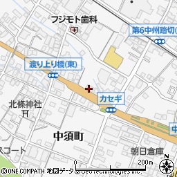 広島県府中市中須町740周辺の地図
