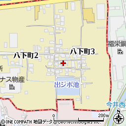 大阪府堺市東区八下町3丁83周辺の地図