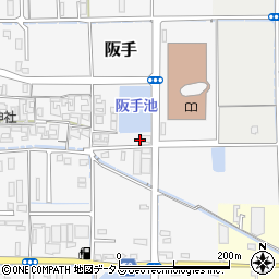 奈良県磯城郡田原本町阪手254周辺の地図